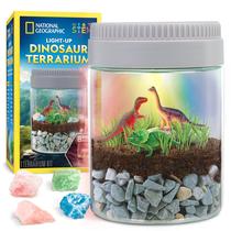 Kit de terrário NATIONAL GEOGRAPHIC Dinosaur com luz para crianças