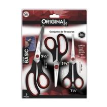 Kit de Tesoura de Tecido Cabelo Papel Multiuso