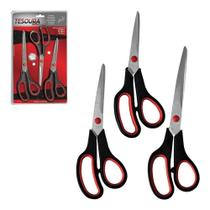 Kit de tesoura multiuso com 3 unidades art house Kit de tesoura multiuso com 3 unidades art house