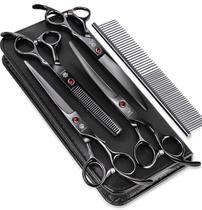 Kit de tesouras para cuidar de cães GLADOG 6 em 1 Sharp Heavy-Duty