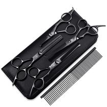 Kit de tesouras para cuidar de cães GLADOG com pontas redondas de segurança de 6,5"