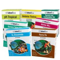 Kit De Testes Alcon Ph -amônia -nitrito -ferro -gh -kh -o²