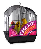Kit de teto redondo Bird Cage Prevue Hendryx 91101 preto