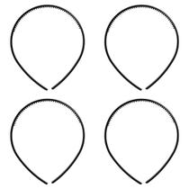 Kit De Tiarinhas Pretas Pequeno Para Cabelo Arquinho Com 50 Unidades Kit De Tiarinhas Pretas Pequeno Para Cabelo Arquinho Com 50 Unidades