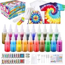 Kit de Tie Dye PATIFEED para Niños y Adultos con 20 Colores y Accesorios Kit de Tie Dye PATIFEED para Niños y Adultos con 20 Colores y Accesorios
