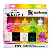 Kit de tie-dye Tulip One-Step Glow Neon Colors brilha no escuro