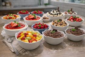 Kit de tigelas bowls multiuso perfeito para preparo de alimentos