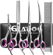Kit de tijeras para peluquería de perros GLADOG 6 en 1 para perros y gatos Kit de tijeras para peluquería de perros GLADOG 6 en 1 para perros y gatos