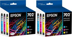 Kit de Tinta Epson 702 DURABrite Colorido Padrão Kit de Tinta Epson 702 DURABrite Colorido Padrão