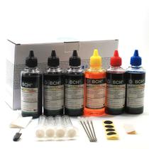 Kit de Tinta para Impressora BCH 600 ml Cores Dye Resistente a UV