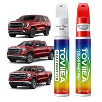 Kit de Tinta para Retoque Automotivo Toviiea Vermelho Vulcânico 2x12ml Kit de Tinta para Retoque Automotivo Toviiea Vermelho Vulcânico 2x12ml