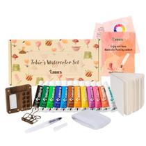 Kit de Tintas Aquarela Tobios Mini para Viagem com 12 Cores Kit de Tintas Aquarela Tobios Mini para Viagem com 12 Cores