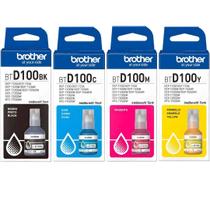 Kit de Tintas Brother Btd100 para Brother T230 T430W T530DW Original Tinta Multicolo Kit de Tintas Brother Btd100 para Brother T230 T430W T530DW Original Tinta Multicolo