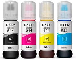 Kit De Tintas Para Impressora 544 Colorido Com 4 Cores CMYK