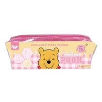 Kit De Tintas Para Tecido E Estojo Ursinho Pooh Dac Kit De Tintas Para Tecido E Estojo Ursinho Pooh Dac