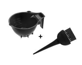 Kit de Tintura com Tigela 300ml e Pincel Coloração Profissional Dompel