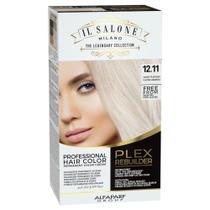 Kit de tintura de cabelo Il Salone Milano Plex Rebuilder 12.11 Silver