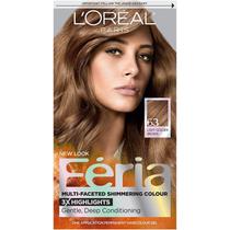 Kit de tintura de cabelo L'Oreal Paris Feria 63 Sparkling Amber x2 Pack