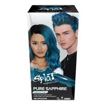 Kit de tintura de cabelo Splat Pure Sapphire semipermanente com alvejante