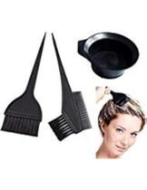 Kit de Tintura para Cabelo Cotton Fly 3 Peças Pincel Pente Tigela para Mistura Kit de Tintura para Cabelo Cotton Fly 3 Peças Pincel Pente Tigela para Mistura