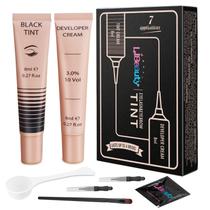 Kit de Tintura para Cílios e Sobrancelhas Libeauty Preto 8 ml