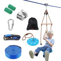 Kit de Tirolesa VEVOR 52 Pés - Suporta até 227kg (Crianças e Adultos)