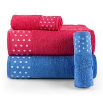 Kit De Toalhas 2 Banhos E 2 Rostos 1005 Algodão Viv