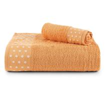 Kit De Toalhas Banho e Rosto Vivaz Laranjeira