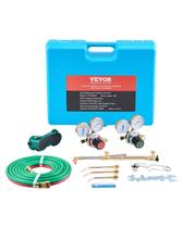 Kit de tocha de oxigênio e acetileno VEVOR Gas Welding Cutting 14 unidades