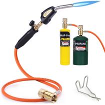 Kit de tocha de propano TAUSOM Mapp Gas Heat 1900C com mangueira de 1m