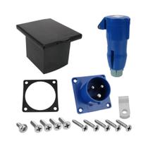 Kit De Tomada À Prova d'Água Para Caravana, RV, Camper, Barco Marinho 220-240V 16A Com Tampa