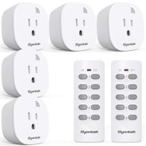 Kit de Tomadas com Controle Remoto Syantek 5 Tomadas Alcance de 30m