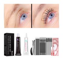 Kit de tonalidade para cílios Libeauty, tintura de cílios com queratina preta, 6 semanas