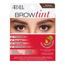 Kit de tonalidade para sobrancelhas Ardell Dark Brown com extratos naturais