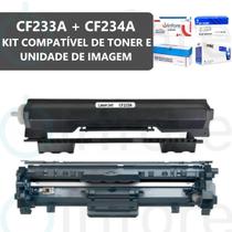 Kit de Toner Cf233a C/ Unidade de Imagem Cf234a 34a P/ M134a M134fn M106w M106 106W M134 Compatível
