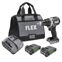 Kit de torque Drill FLEX FX1151-2A 24V sem escova de 750 in-lbs Kit de torque Drill FLEX FX1151-2A 24V sem escova de 750 in-lbs