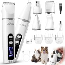 Kit de tosa 4 em 1 para cães JIUWIIL com visor LCD Kit de tosa 4 em 1 para cães JIUWIIL com visor LCD