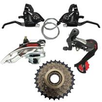 Kit de Transmição Veloforce Câmbio Trocador Catraca 21v Kit de Transmição Veloforce Câmbio Trocador Catraca 21v