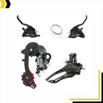 Kit de Transmissão Para Bicicleta Câmbio Marcha 3x7v 21 Velocidades Cixi Gavo