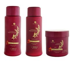 Kit de Tratamento Açaí, Cupuaçu e Guaraná - Riquezas da Amazônia - Hair Princess Kit de Tratamento Açaí, Cupuaçu e Guaraná - Riquezas da Amazônia - Hair Princess