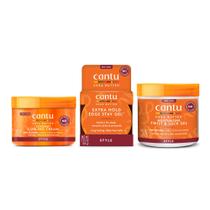 Kit de tratamento capilar Cantu com creme de ondulação de coco e géis