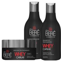 Kit De Tratamento Capilar Whey Capilar Shampoo + Condicionador + Máscara