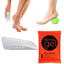 Kit de Tratamento Com Calcanheira+ Bolinha+ Bolsa Em Gel