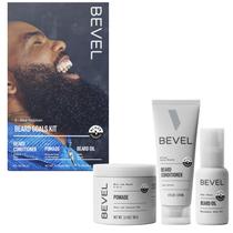 Kit de tratamento de barba Bevel para homens com condicionador, bálsamo e óleo