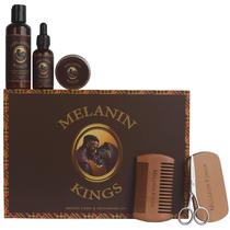 Kit de Tratamento de Barba Melanin Kings - Com Ingredientes Africanos