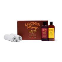 Kit de tratamento de couro: condicionador Leather Honey Cleaner +2 panos