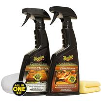 Kit de tratamento de couro Meguiar's G55153 com limpador e condicionador