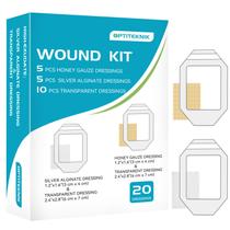 Kit de tratamento de feridas OPTITEKNIK Silver Alginate Dressing 3x4cm Kit de tratamento de feridas OPTITEKNIK Silver Alginate Dressing 3x4cm