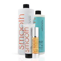 Kit de tratamento de suavização de queratina brasileira Keragen 480 ml