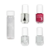 Kit de tratamento de unhas Dazzle Dry Mini 4 Step System Raspberry Rush